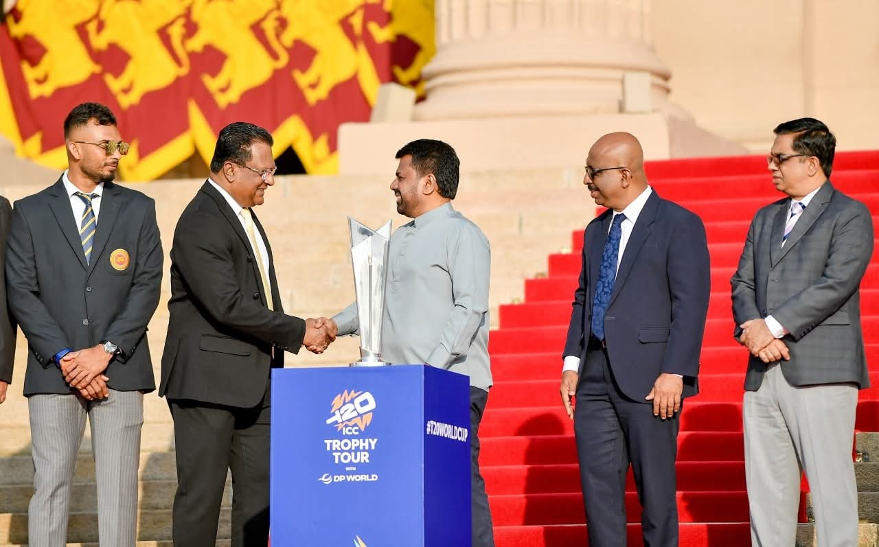 ICC T20 World Cup Trophy Tour Officially Launched in Sri Lanka.